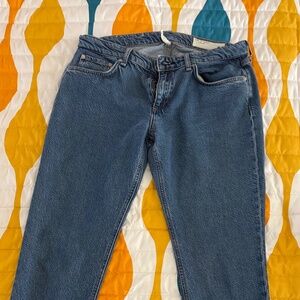 Rag & Bone Dre low rise boyfriend jeans.